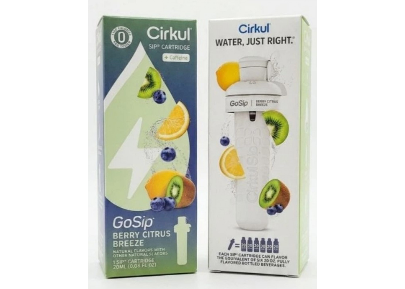 Картридж Cirkul GoSip зі Смаком Ягідно Цитрусовий Бриз 1 шт Berry Citrus Breeze Flavor Cartridge 41086-15
