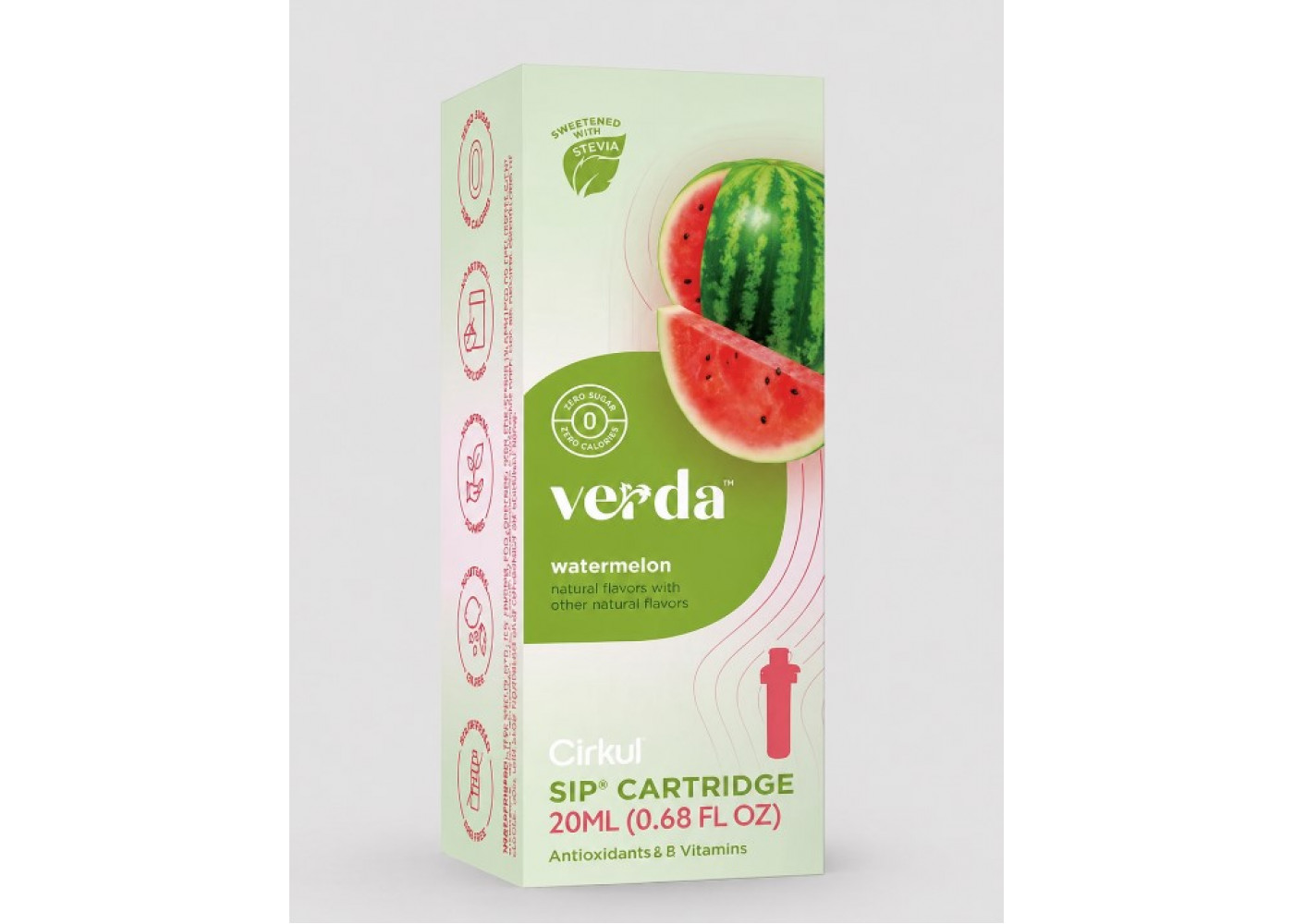 Картридж Cirkul Verda со Вкусом Арбуза 1 шт Watermelon Flavor Cartridge 41092-6