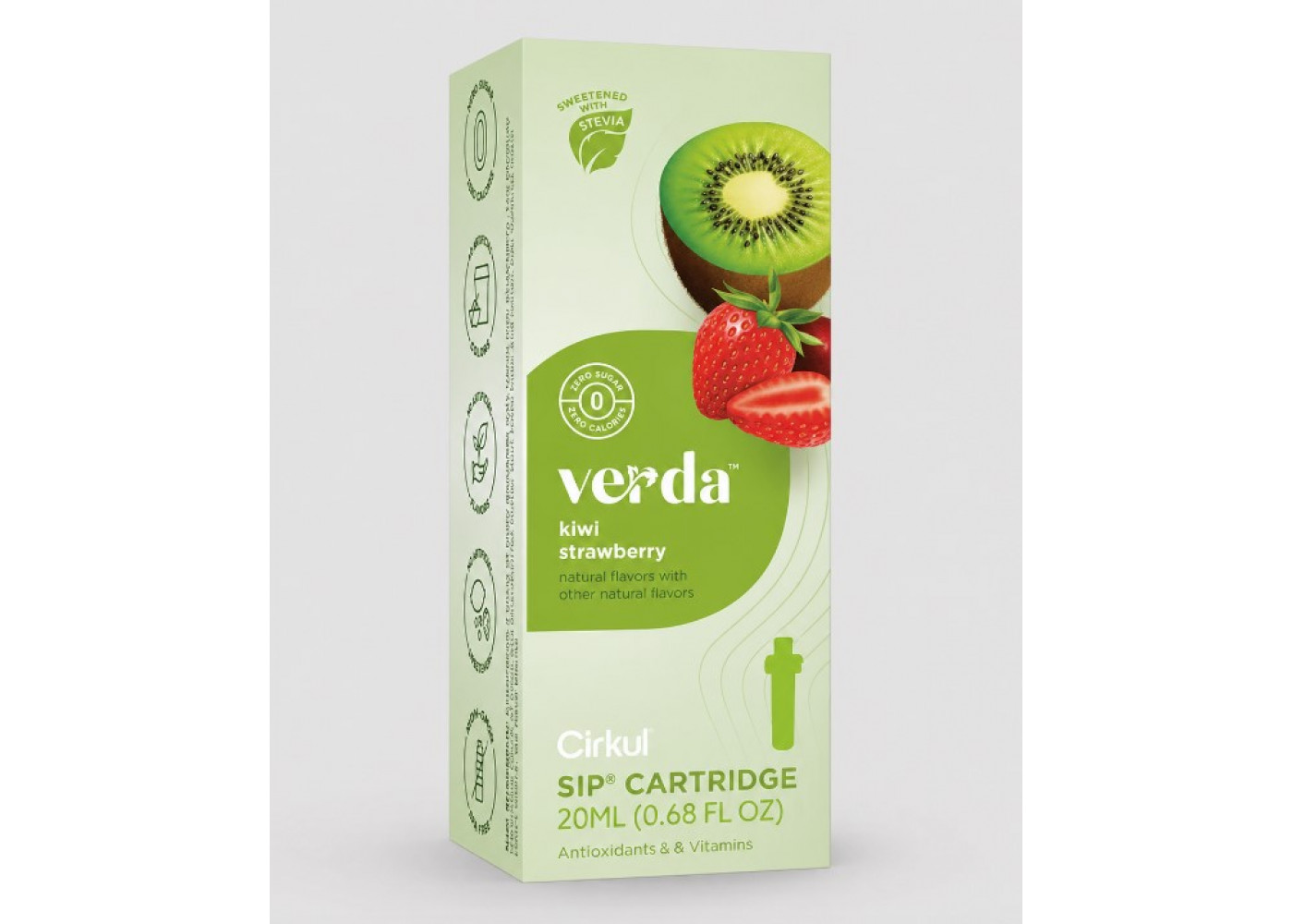 Картридж Cirkul Verda со Вкусом Киви Клубника 1 шт Kiwi Strawberry Flavor Cartridge 41092-5