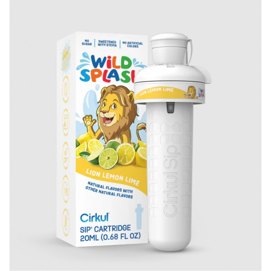 Картридж Cirkul со Вкусом Лимон-Лайм Лев 1 шт Wild Splash Lion Lemon Lime Flavor Cartridge Cirkul 41070-5