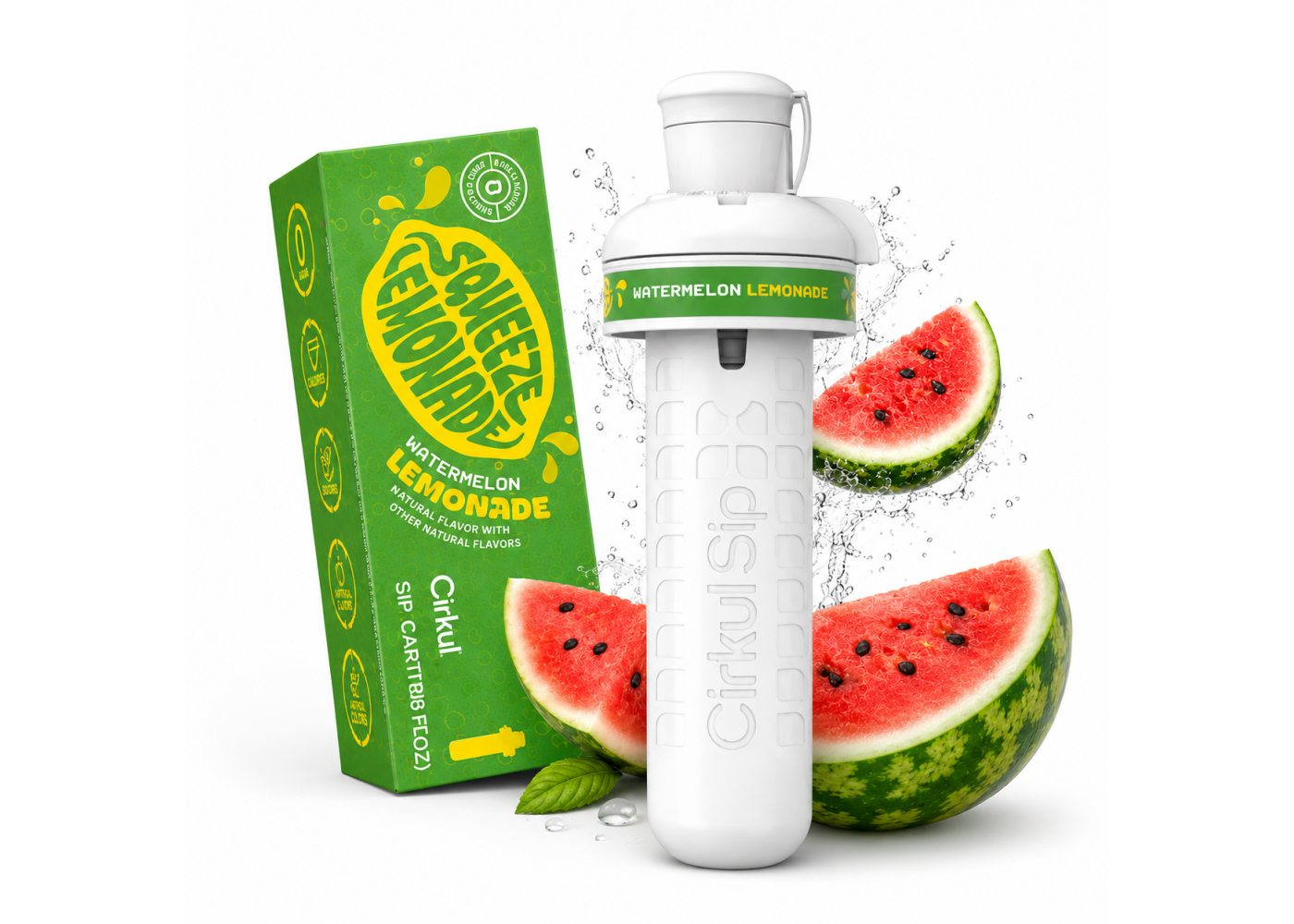 Картридж Cirkul зі Смаком Лимонад Кавуна Squeeze Watermelon Lemonade Flavor Cartridge Cirkul 41088-8