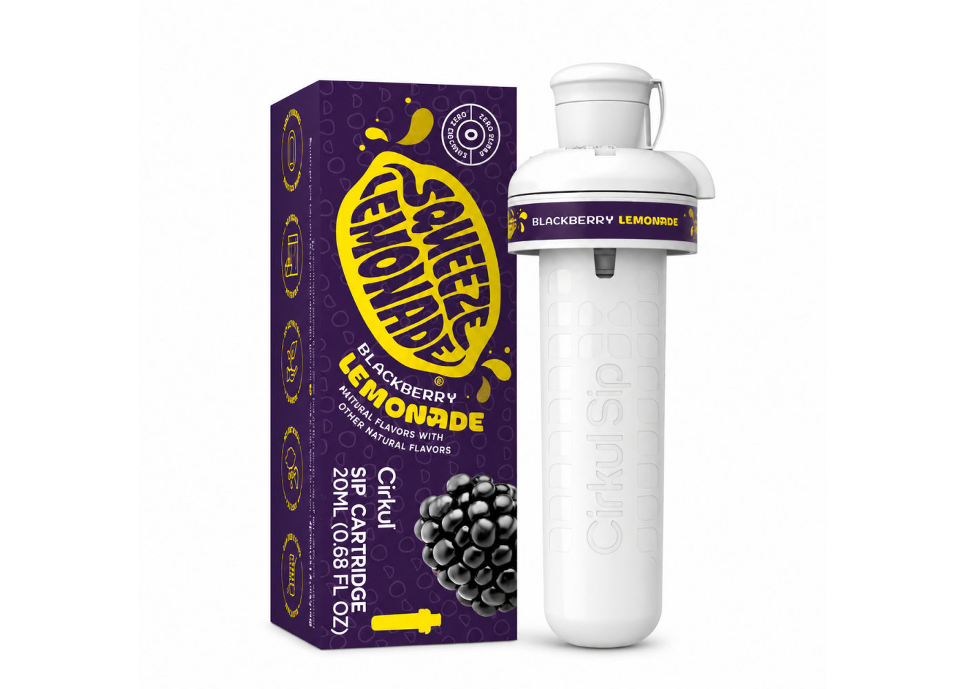 Картридж Cirkul зі Смаком Ожинового Лимонаду Squeeze Blackberry Lemonade Flavor Cartridge Cirkul 41088-7