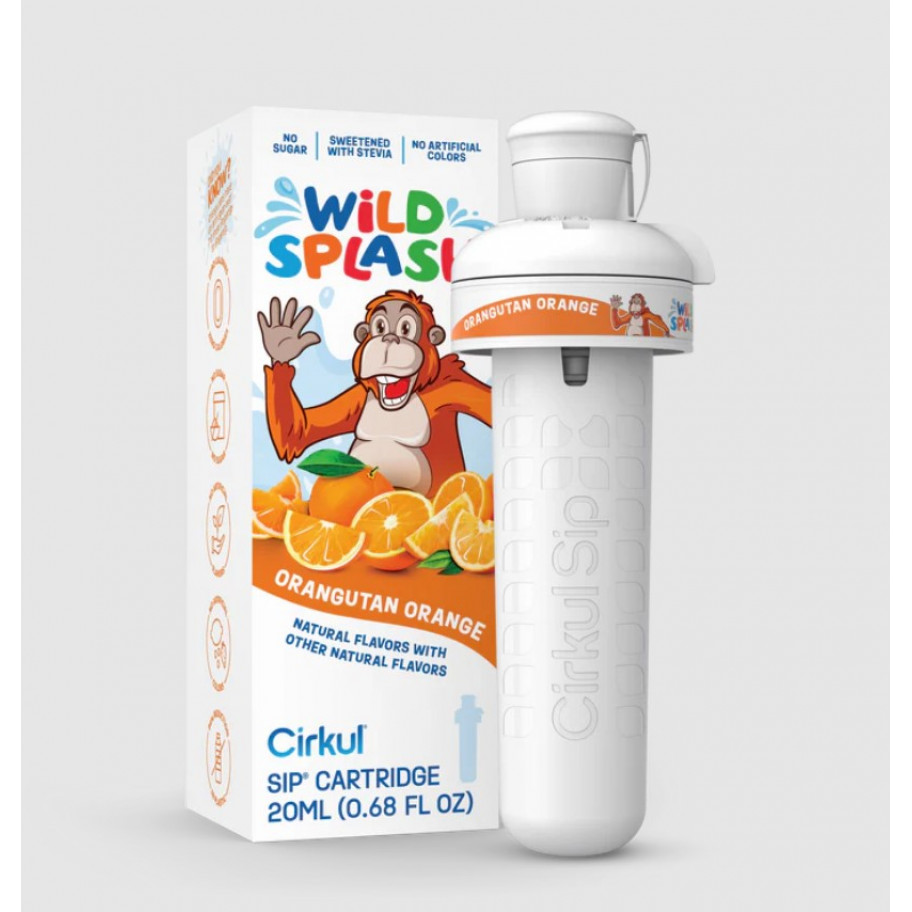 Картридж Cirkul со Вкусом Апельсин Орунгутан 1 шт Wild Splash Orangutan Orange Flavor Cartridge Cirkul 41070-6