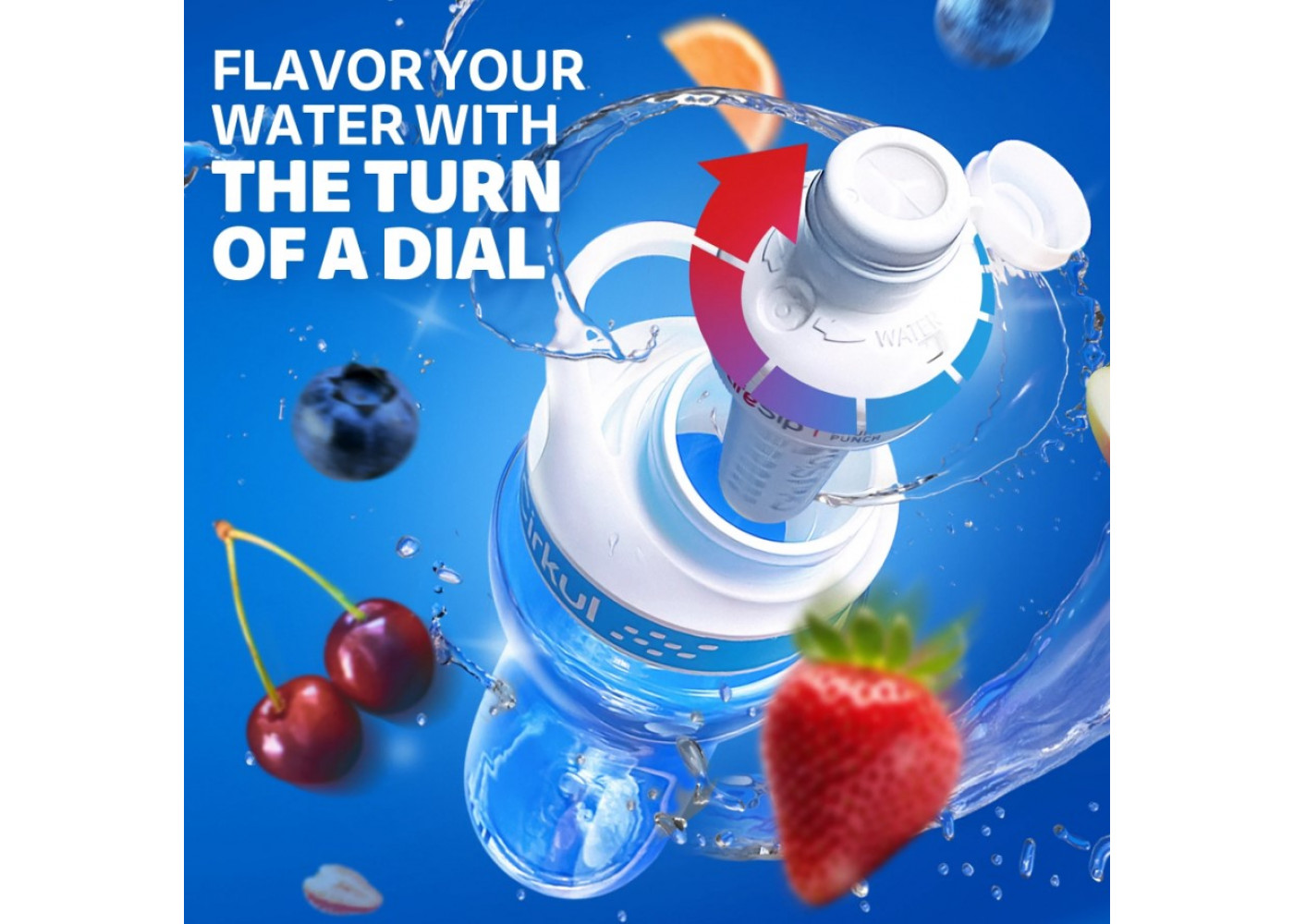 Набір Пляшка Cirkul 650 мл з Чохлом та 6 Картриджів Water Bottle Starter with 6 Flavor Cartridges 20388P