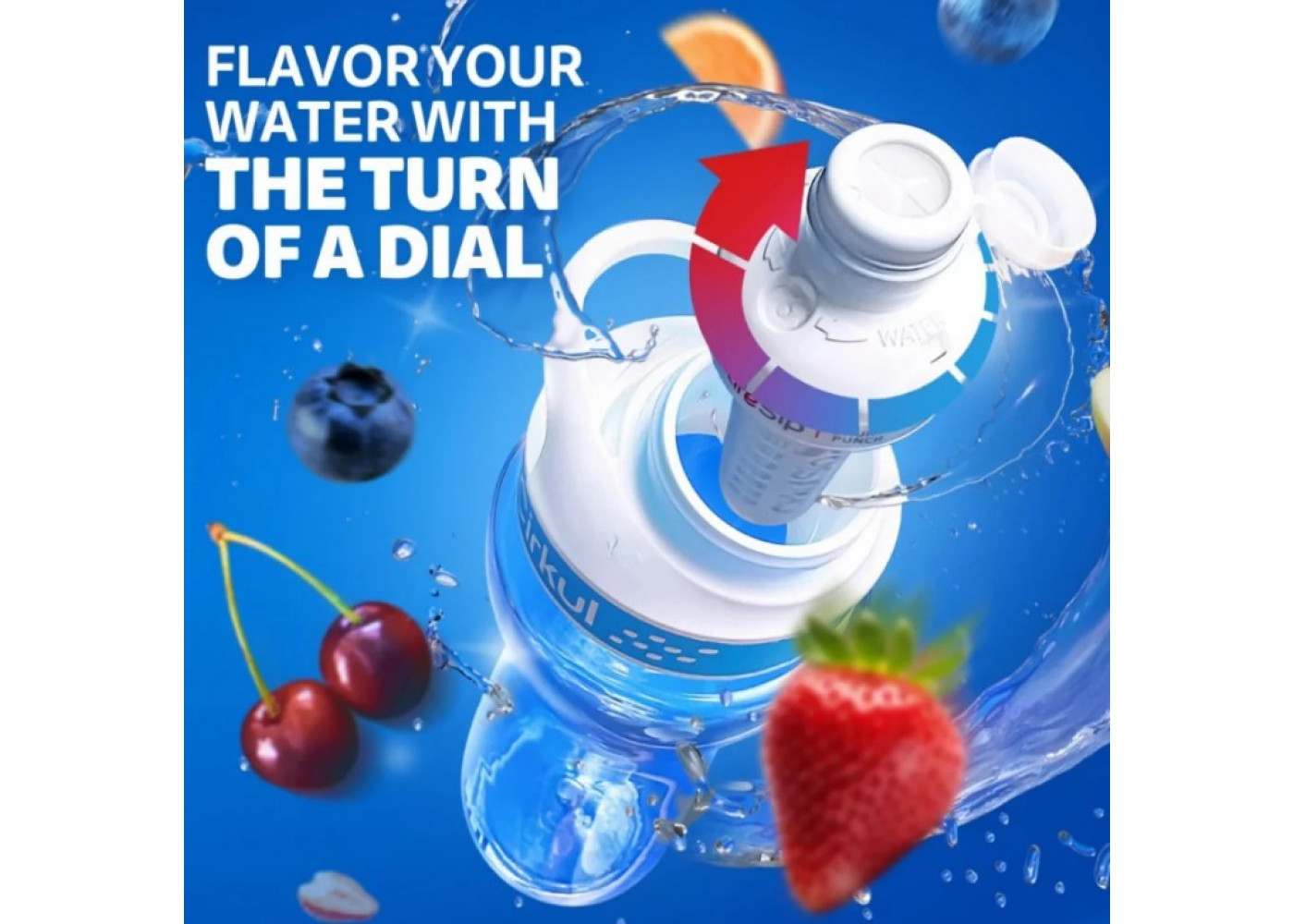 Набор Бутылка Cirkul 650 мл с Чехлом и 6 Картриджей Water Bottle Starter with 6 Flavor Cartridges CRK41273