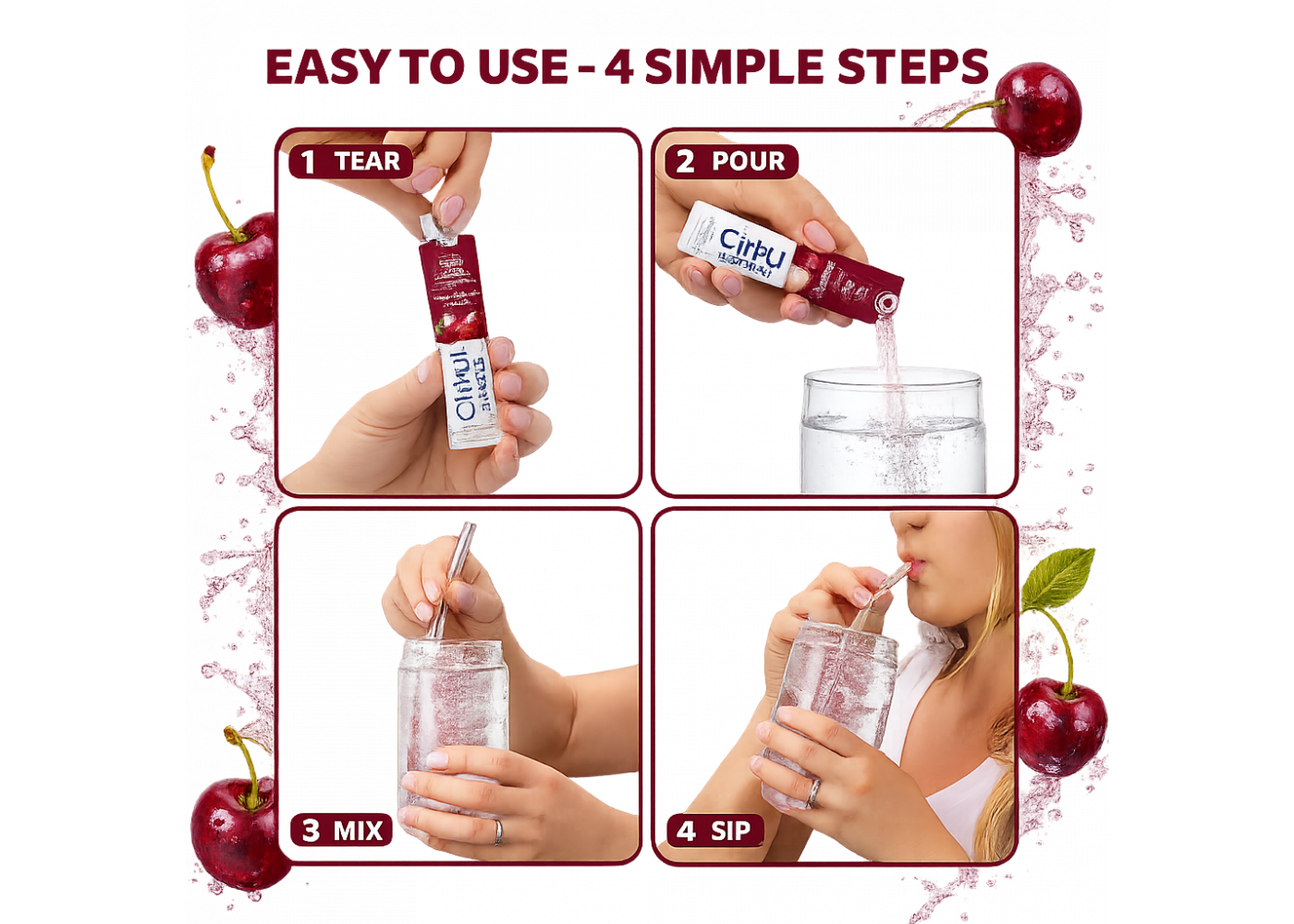 Стик Cirkul со Вкусом Черной Вишни 1 шт GoSip Singles Black Cherry Flavor Energy Cirkul 41494-2