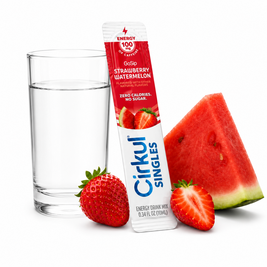 Стик Cirkul со Вкусом Клубника-Арбуз 1 шт GoSip Singles Strawberry Watermelon Flavor Energy Cirkul 41494-3
