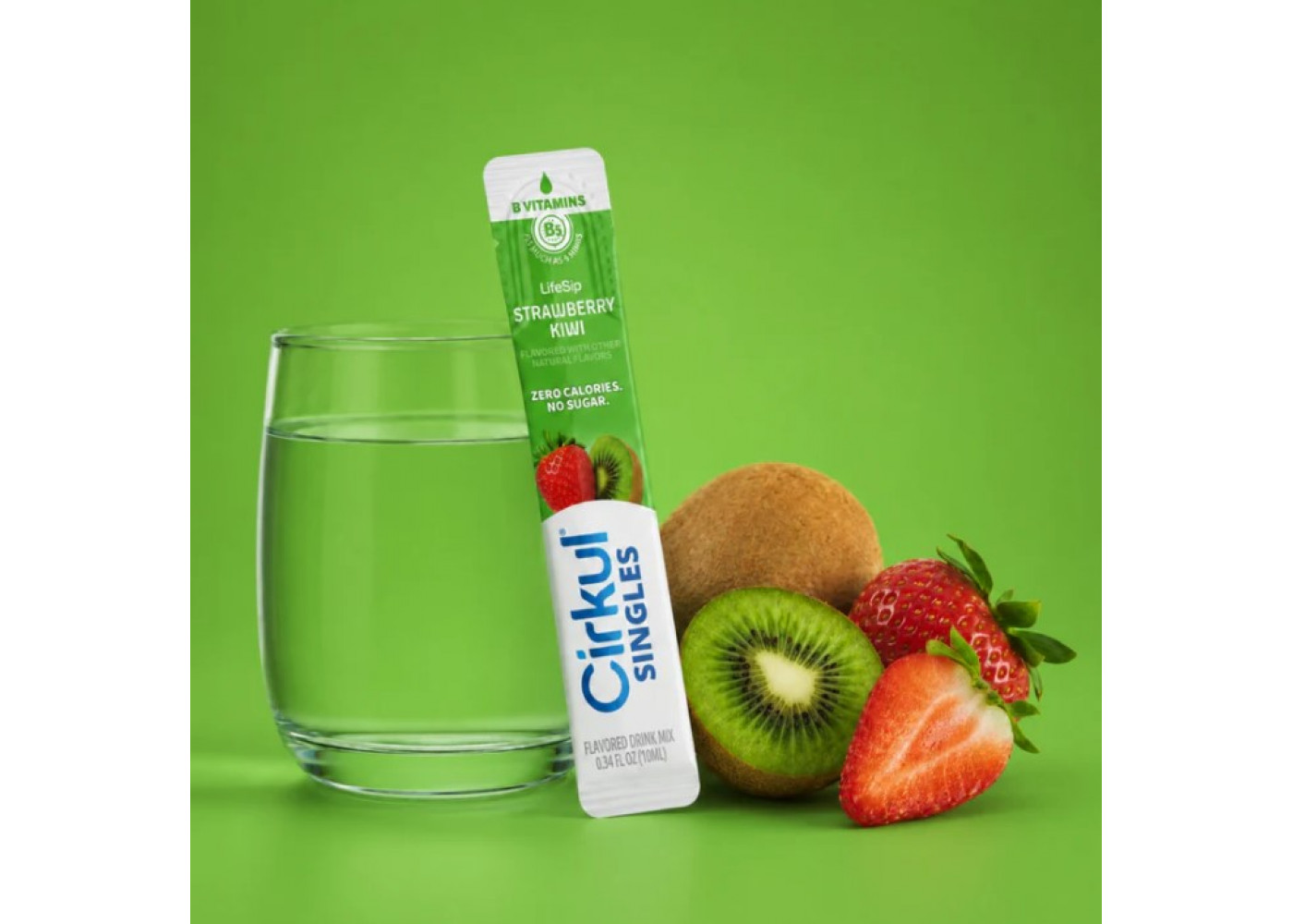 Стик Cirkul со Вкусом Клубника-Киви 1 шт LifeSip Strawberry Kiwi Flavor Singles with B Vitamins Cirkul 41492-2
