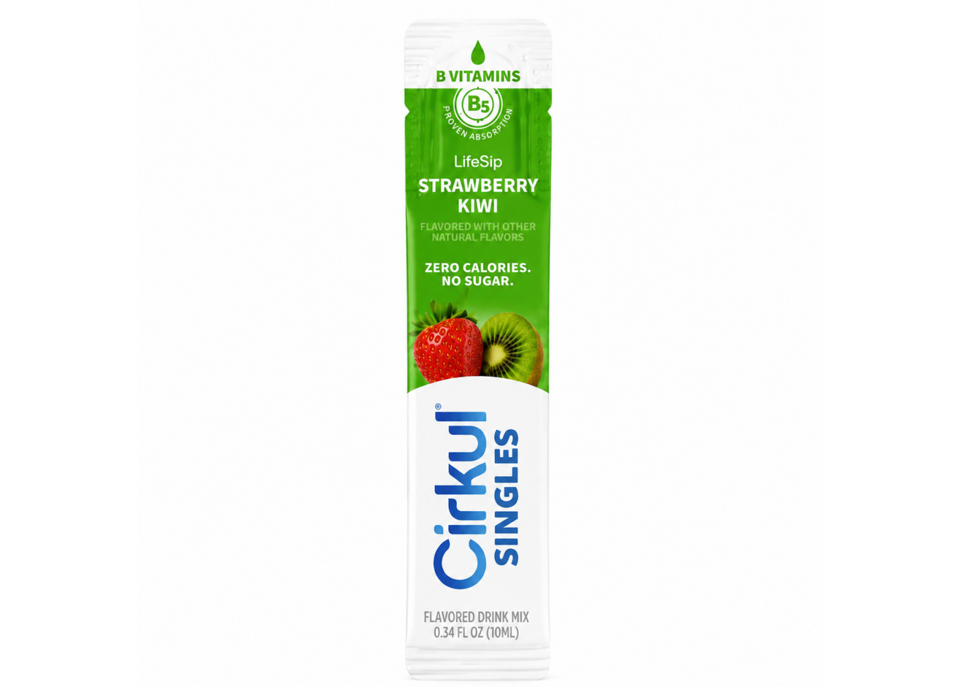 Стик Cirkul со Вкусом Клубника-Киви 1 шт LifeSip Strawberry Kiwi Flavor Singles with B Vitamins Cirkul 41492-2