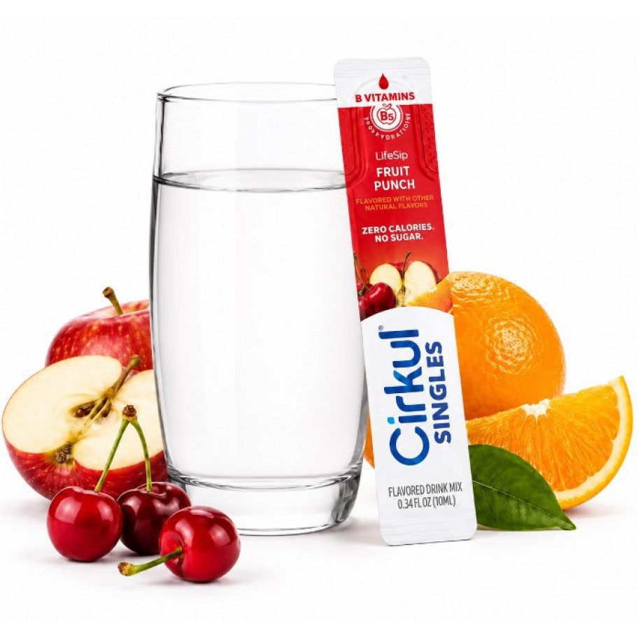 Стик Cirkul со Вкусом Фруктовый Пунш 1 шт LifeSip Fruit Punch Flavor Singles with B Vitamins Cirkul 41492-1