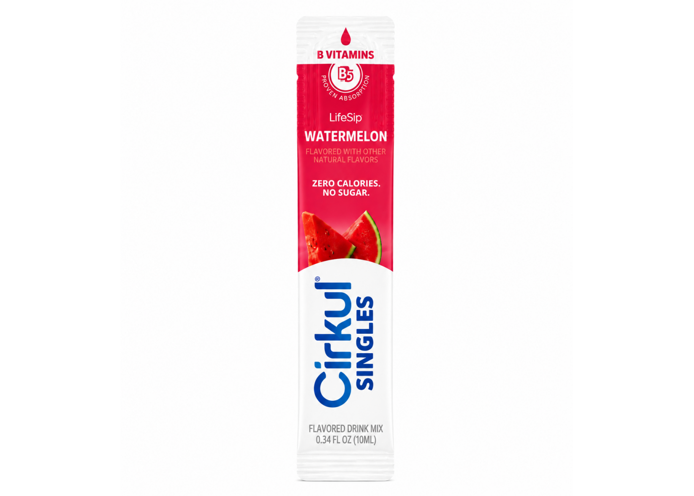 Стик Cirkul со Вкусом Арбуза 1 шт LifeSip Watermelon Flavor Singles with B Vitamins Cirkul 41492-4