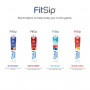 Стики Cirkul 24шт (Ягодный Микс, Вишня, Малина-Лайм, Тропический Пунш) FitSip Singles Electrolyte Cirkul 41493