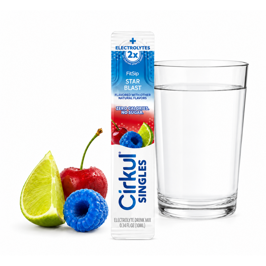 Стик Cirkul со Вкусом Малина-Вишня-Лайм 1 шт FitSip Star Blast Flavor Singles Electrolyte Cirkul 41493-3