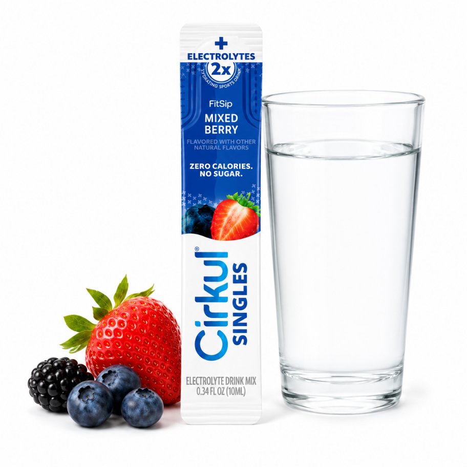 Стик Cirkul со Вкусом Ягодный Микс 1 шт FitSip Mixed Berry Flavor Singles Electrolyte Cirkul 41493-1