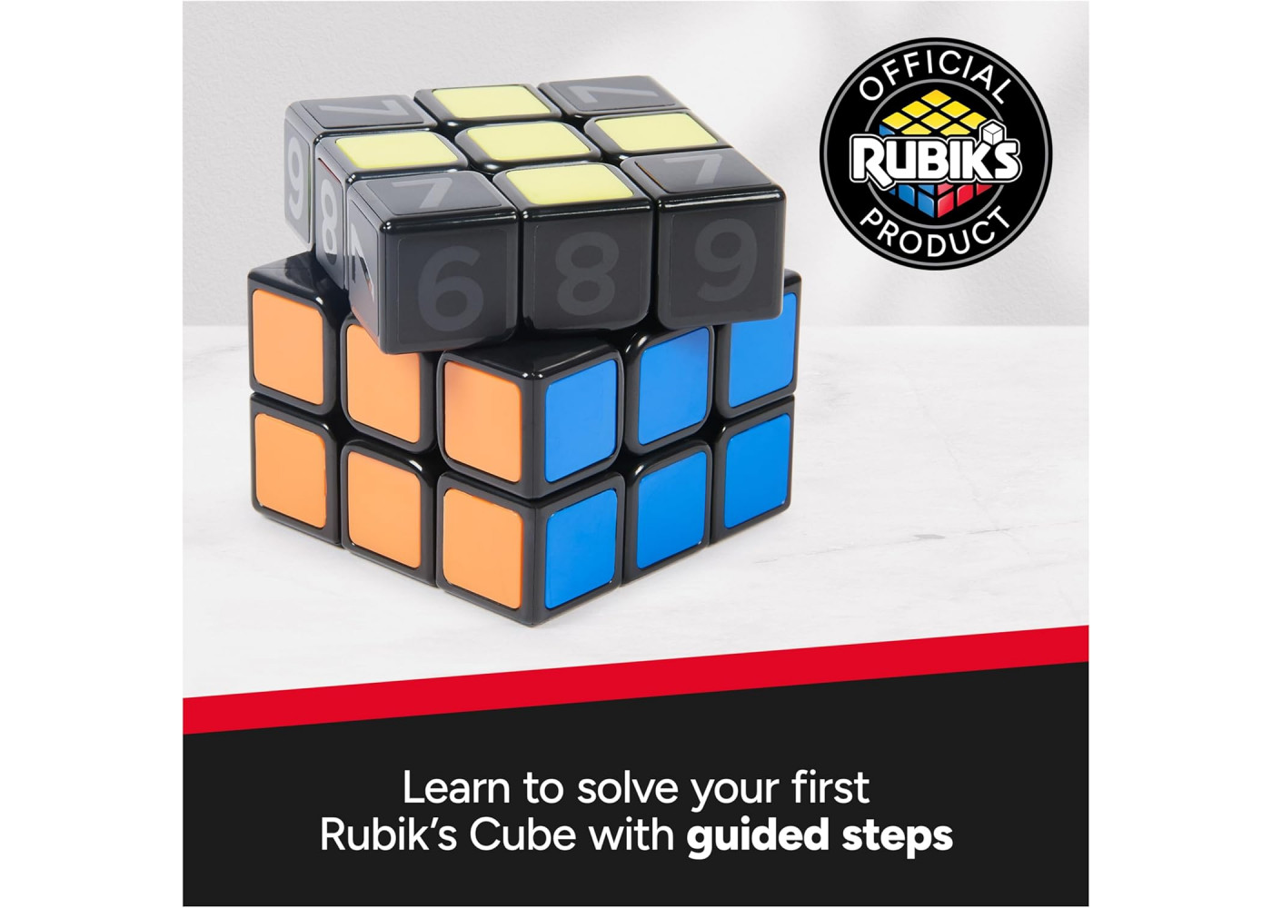 Кубик Рубик Тренер 3x3 с Наклейками Rubik’s Cube Coach Cube with Stickers Spin Master 6066877