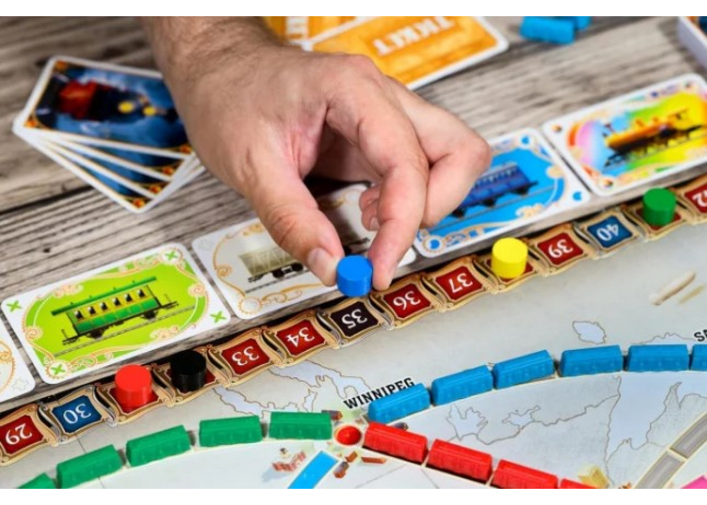 Настольная Игра Билет На Поезд США (Уценка) Новое Издание Ticket to Ride Alan R. Moon Days of Wonder B71791