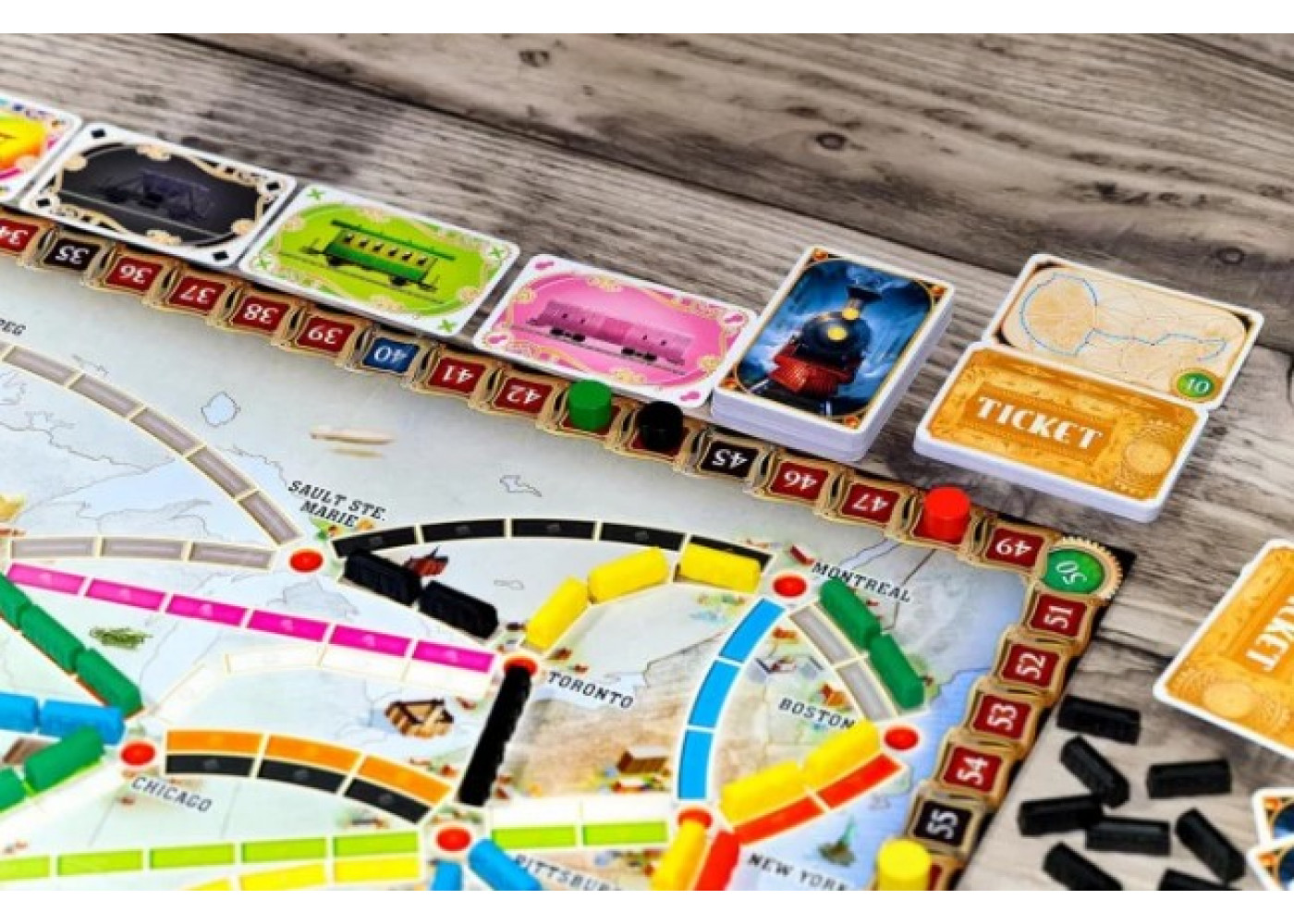 Настольная Игра Билет На Поезд США (Уценка) Новое Издание Ticket to Ride Alan R. Moon Days of Wonder B71791