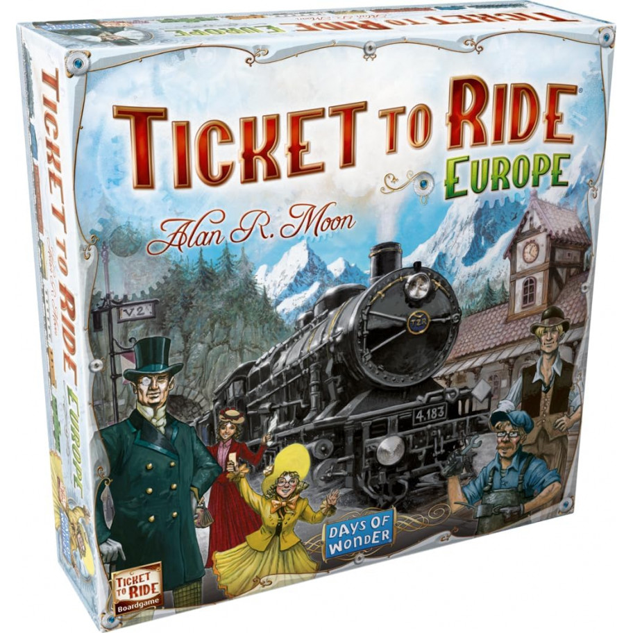 Настільна Гра Квиток На Потяг Європа Ticket to Ride Europe Alan R. Moon Days of Wonder 71792