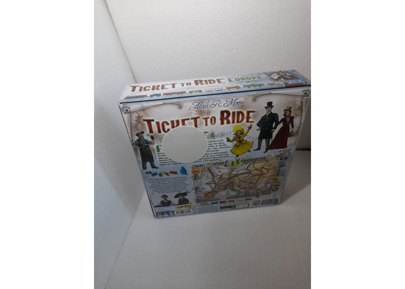 Настольная Игра Билет На Поезд Европа (Уценка) Ticket to Ride Europe Alan R. Moon Days of Wonder B71792