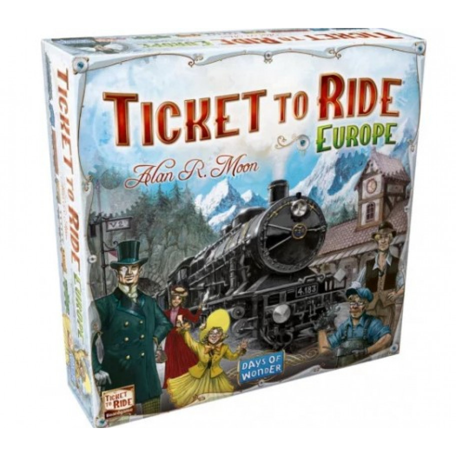 Настільна Гра Квиток На Поїзд Європа (Уцінка) Ticket to Ride Europe Alan R. Moon Days of Wonder B71792