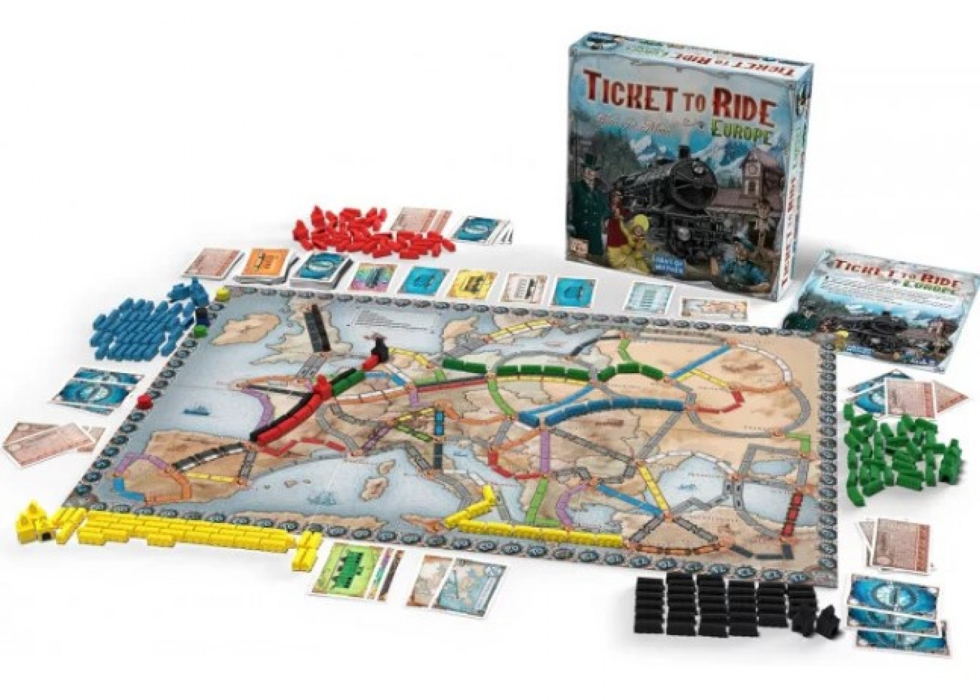 Настольная Игра Билет На Поезд Европа (Уценка) Ticket to Ride Europe Alan R. Moon Days of Wonder B71792