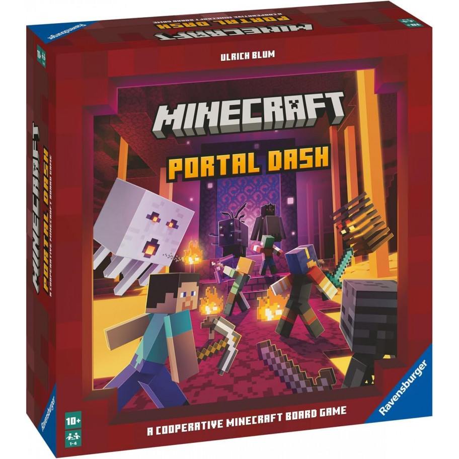 Настільна Гра Майнкрафт Портальний Тир Minecraft Portal Dash Ravensburger 27462