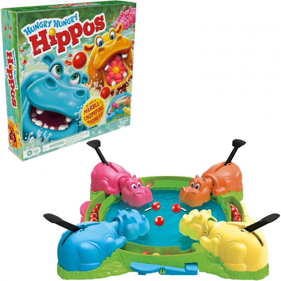 Настільна Гра Голодні Бегемотики Hungry Hippos Game Hasbro F8815