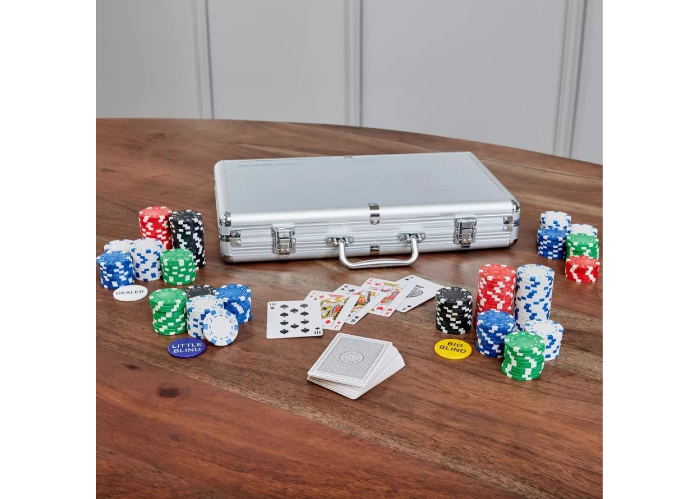 Набір для Покеру 400 Фішок з Металевим Кейсом Professional Poker Set Game Gallery Spin Master 6069178