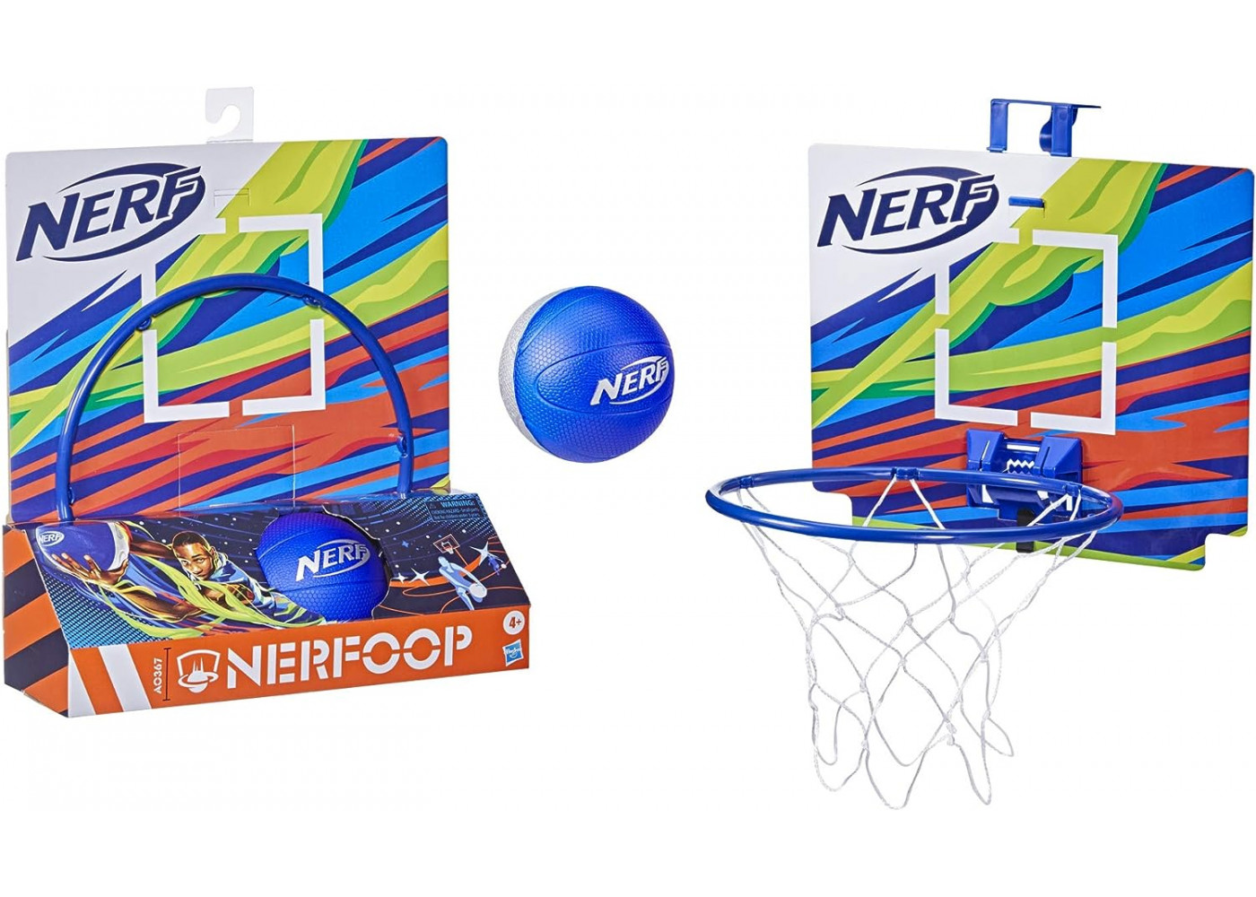 Баскетбол Набор Мини-Кольцо и Мяч Баскетбольный Nerf Nerfoop Mini Basketball Hasbro F2876