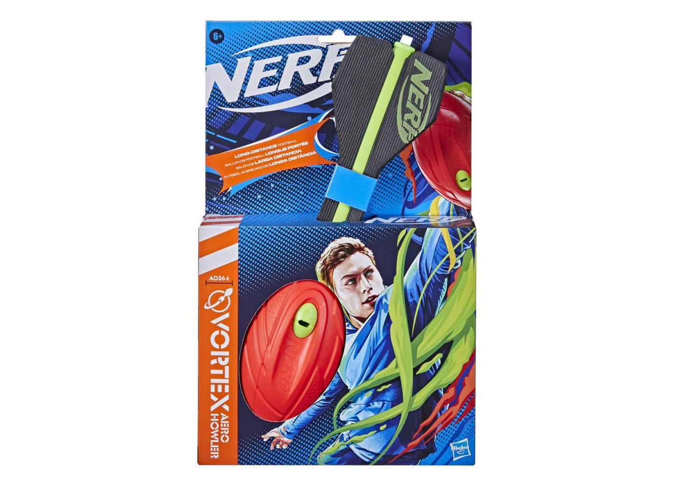Метательный Аэро Мяч Нерф соревновательная игра на улице Sports Vortex Aero Howler Nerf Hasbro F2875