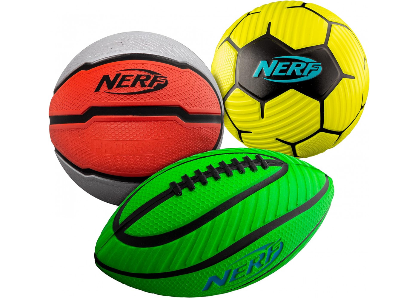Набор Nerf Метательный Мяч 3 шт Nerf Sports Vortex Aero Howler Sports Ball Hasbro 92081
