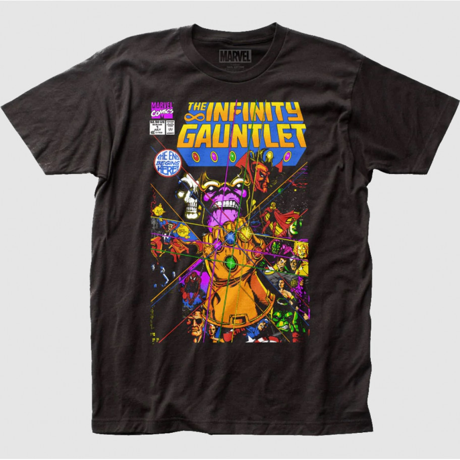 Футболка Танос Рукавичка Нескінченності Марвел Marvel Thanos Infinity Gauntlet THAN02-M