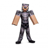 Костюм Майнкрафт Стив М 8-10 лет Steve Minecraft Cosplay Netherite Armor Costume Disguise M15615