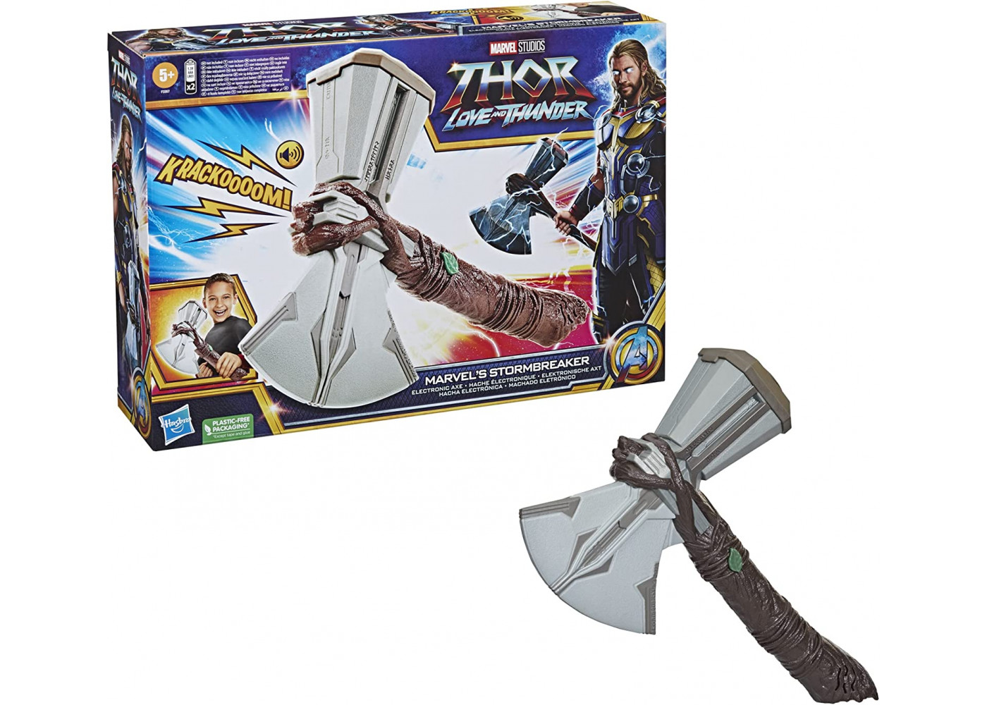 Молот Тора Секира со Звуком Грома Marvel Thor Stormbreaker Hasbro F3357