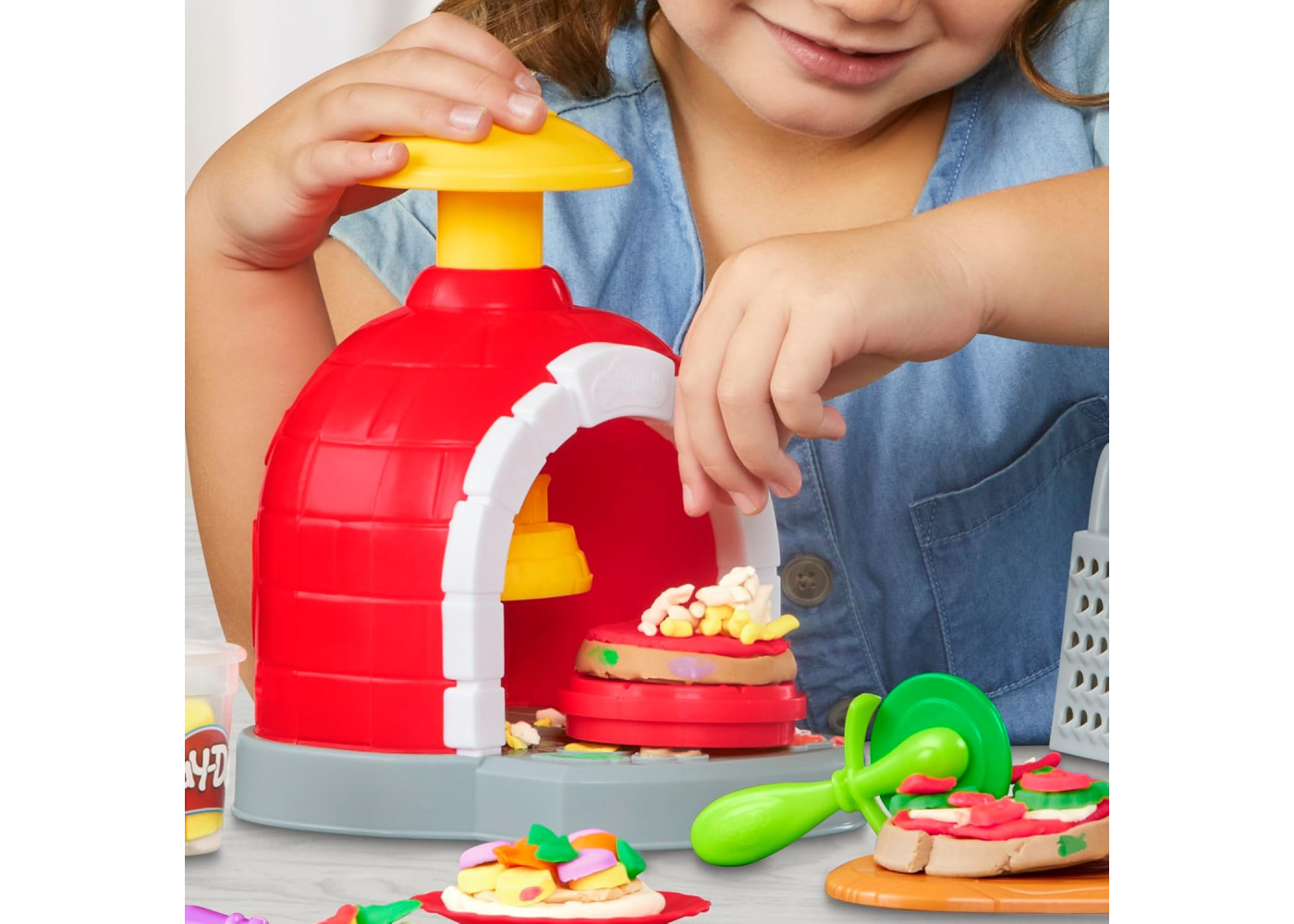Игровой набор для лепки пластелин Печь для пиццы Play-Doh Kitchen Creations Pizza Oven Playset Hasbro F4373