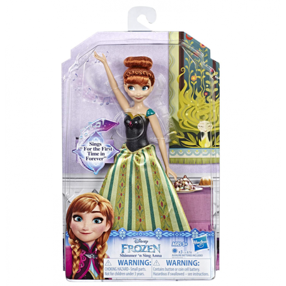 Поющая Кукла Анна 28 см Принцесса Дисней Disney Frozen Anna Hasbro E3142