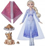 Кукла Эльза 28 см с Оленем у костра Frozen 2 Elsa and Baby Reindeer campfire Hasbro F1561