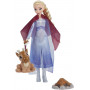 Кукла Эльза 28 см с Оленем у костра Frozen 2 Elsa and Baby Reindeer campfire Hasbro F1561