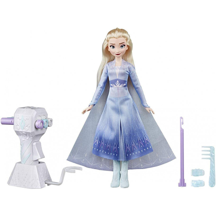 Кукла Эльза 28 см с Длинными Волосами и Аксессуаром для плетения Frozen Sister Styles Elsa Hasbro E7002