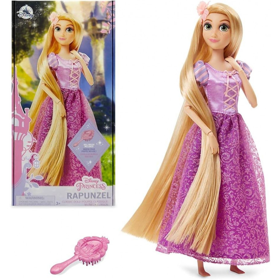 Лялька Рапунцель 28 см Принцеса Дісней Princess Rapunzel Disney D3954