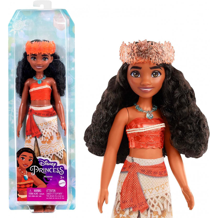Лялька Моана 28 см Принцеса Діснея Princess Moana Mattel HLW05