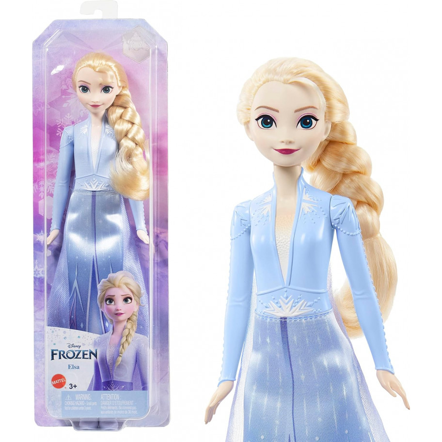 Лялька Ельза 28 см Холодне серце Disney Princess Elsa Mattel HLW48