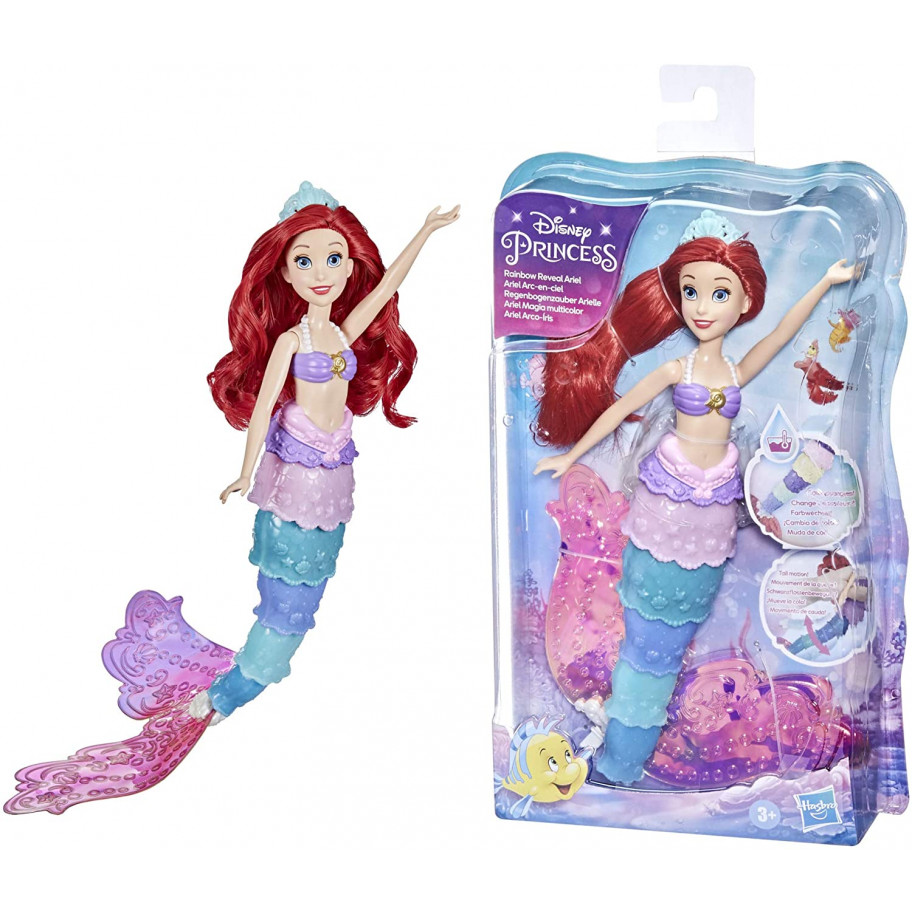 Кукла Русалочка Ариэль 42 см для Ванны Меняет Цвет Хвоста Ariel Hasbro F0399