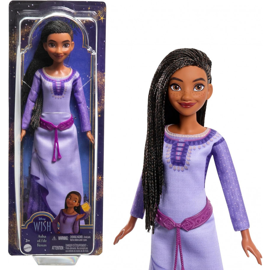 Кукла Аша Заветное Желание Disney Wish Asha of Rosas Mattel HPX23