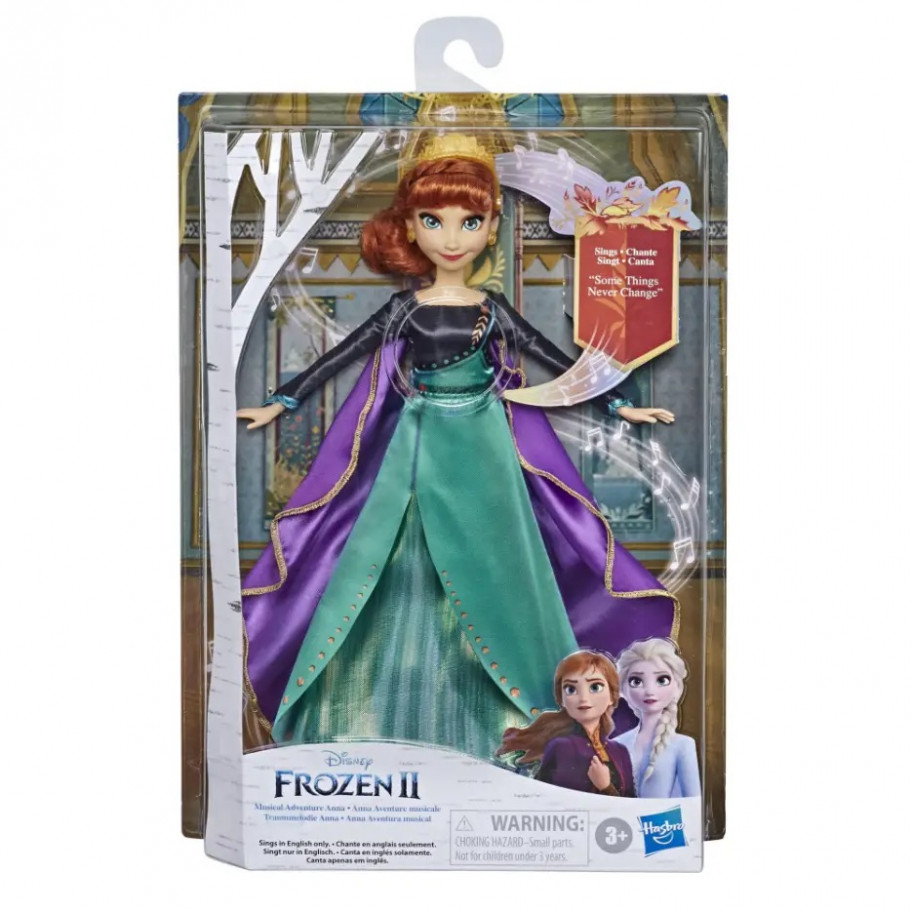 Лялька (не співає) Анна 28 см Холодне серце 2 Frozen Musical Anna Doll Hasbro BE8881