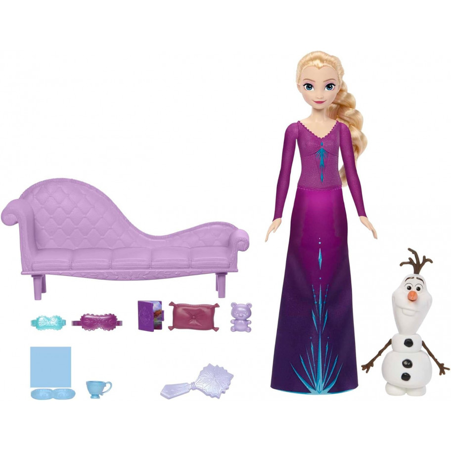 Набор Кукла Эльза и Олаф Холодное Сердце Снежные Мечты Disney Frozen Snow Dreams Elsa and Olaf Mattel HLX27