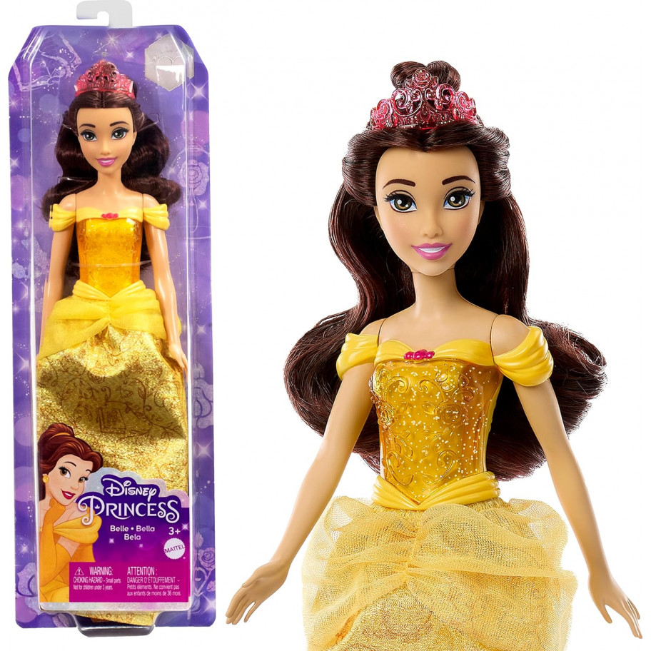 Лялька Белль 28 см Принцеса Діснея Princess Belle Mattel HLW11