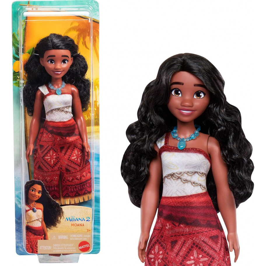 Кукла Моана с 2 аксессуарами Принцесса Диснея Princess Moana Mattel JBT33