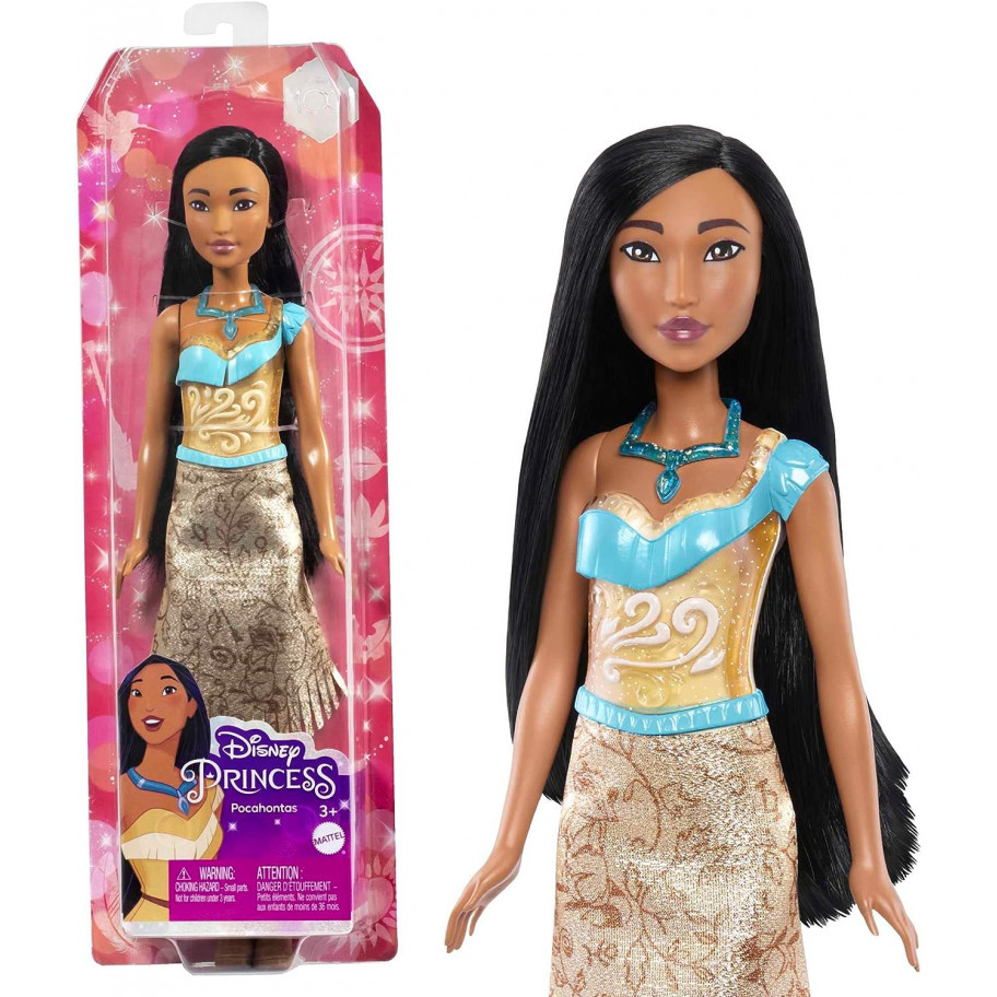 Лялька Покахонтас 28 см Принцеса Діснея Princess Pochontas Mattel HLW07