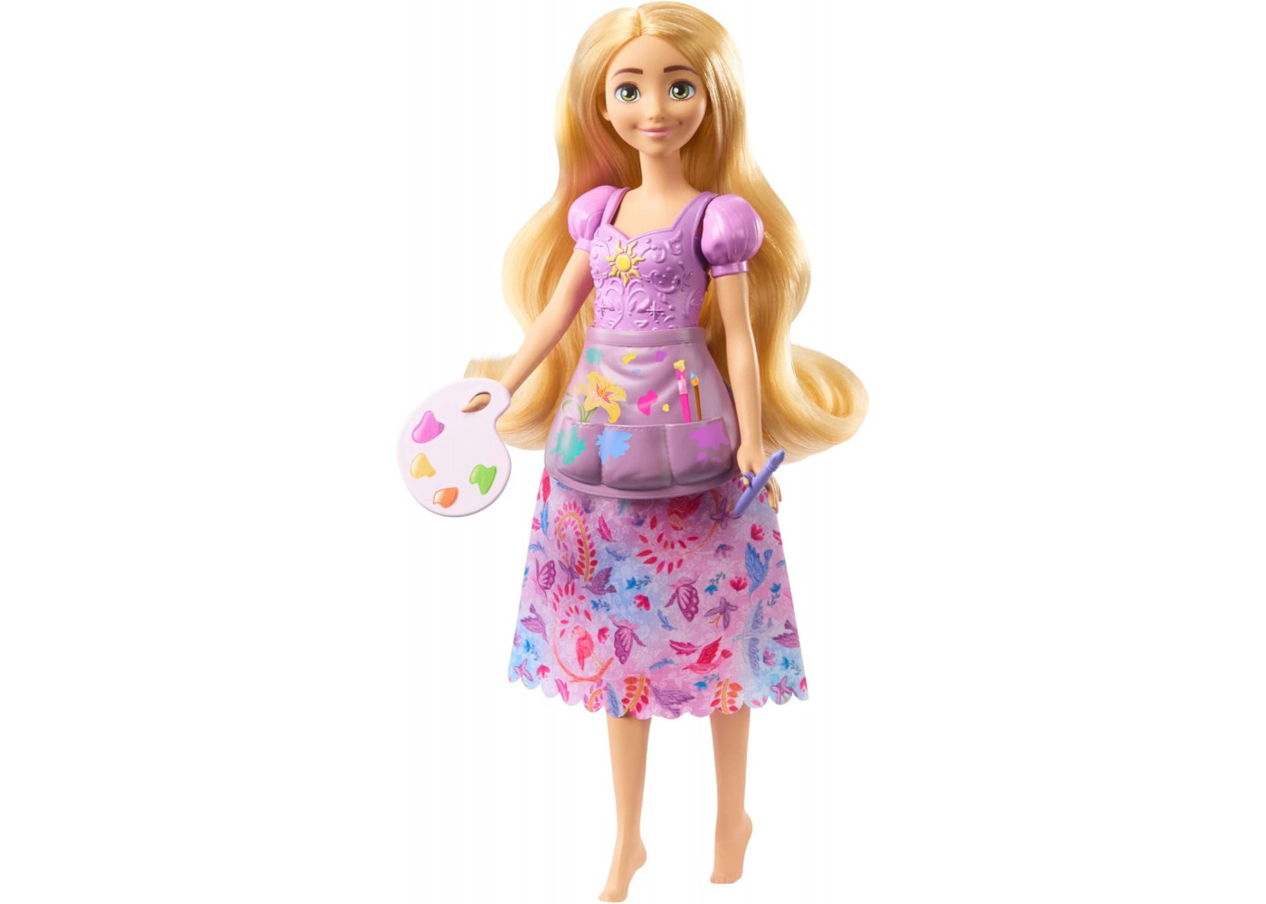 Кукла Рапунцель Принцесса Дисней  2 в 1 з Аксесуарами Disney Princess Rapunzel Mattel JBG09